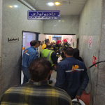 مانور تخلیه اضطراری و اطفاءحریق