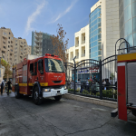 مانور تخلیه اضطراری و اطفاءحریق