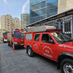 مانور تخلیه اضطراری و اطفاءحریق